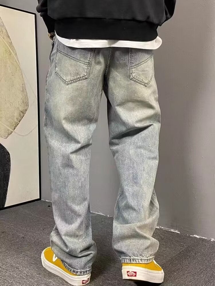Graue Baggy Jeans
