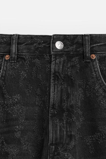 Schwarze Basic Jeans
