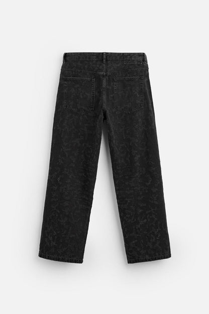 Schwarze Basic Jeans