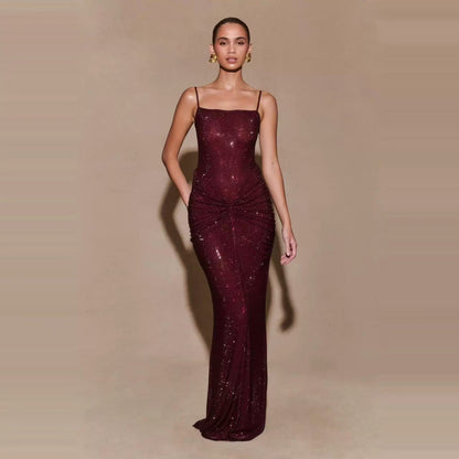 Le Somme Glitzerkleid