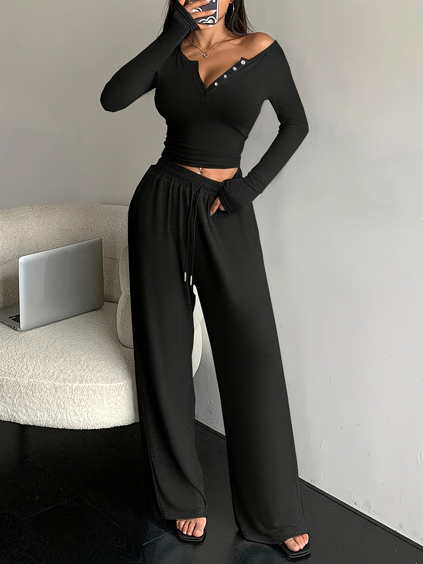 Lue Lockere Jogginghose