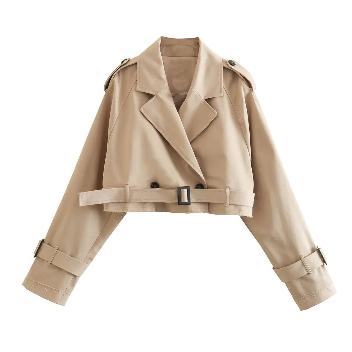 Lumière Cropped Trenchcoat