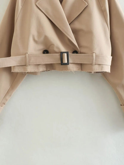 Lumière Cropped Trenchcoat
