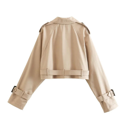 Lumière Cropped Trenchcoat