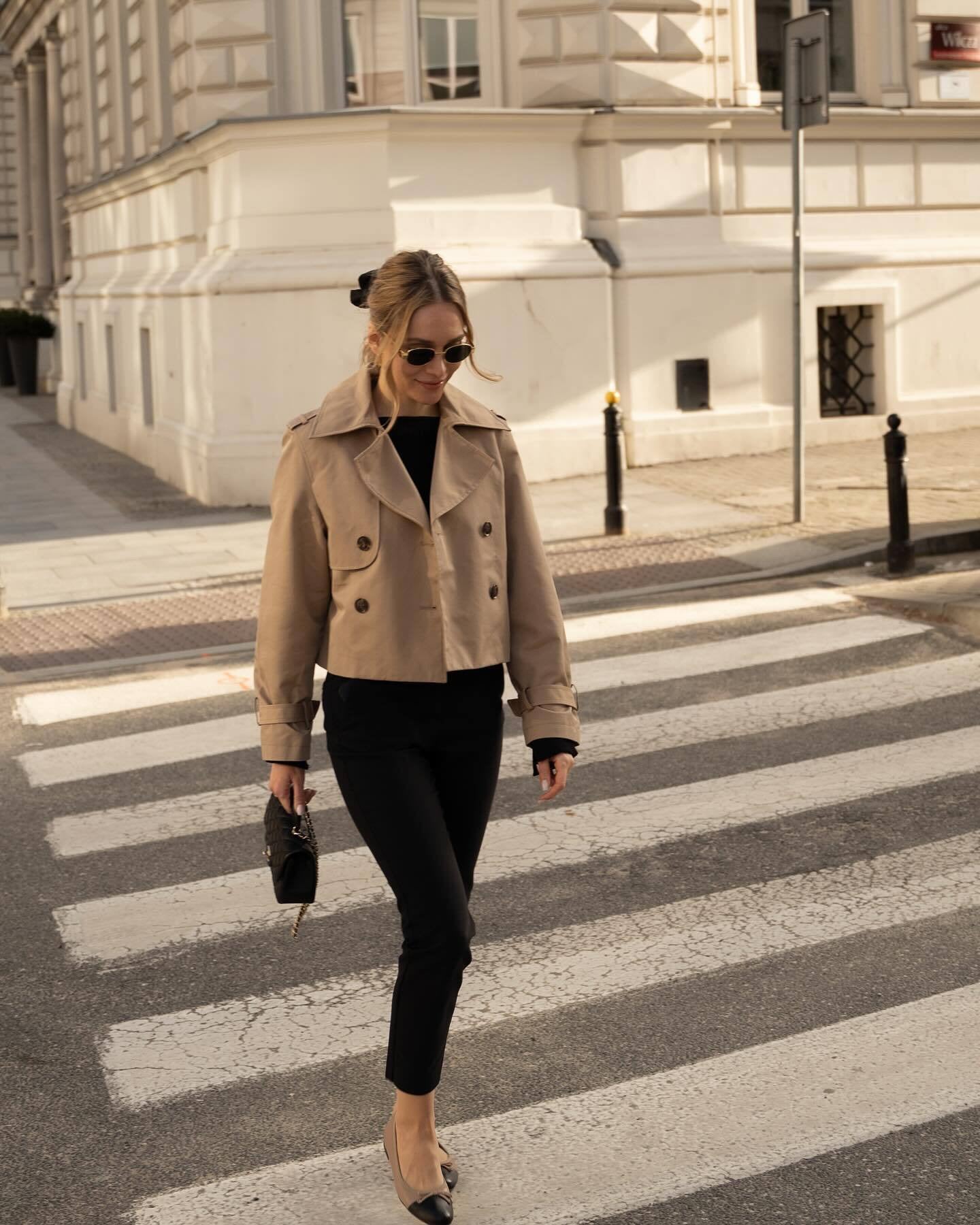 Lumière Cropped Trenchcoat