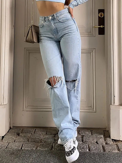 Ripped Blue Jeans