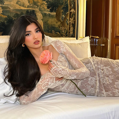 Alira Lace Abendkleid