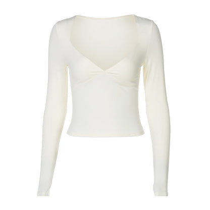 Longsleeve mit V-Ausschnitt